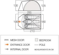 Vango Alpha 300 Tent (2021) 9 Vango Alpha 300 Tent (2021) -Vango Camping Shop vango 2020 tents floorplan alpha 300