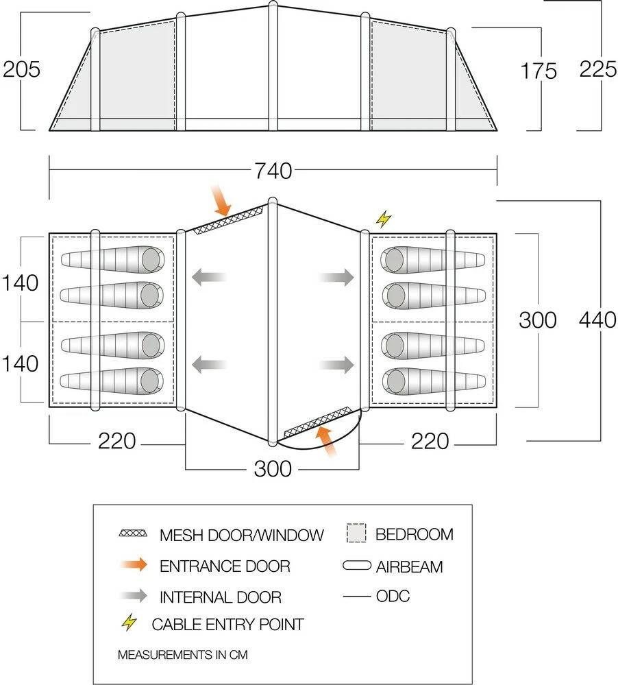 Vango Airbeam Vango Vesta Air 850xl Tent (2023) Bundle 4 Vango Airbeam Vango Vesta Air 850xl Tent (2023) Bundle - Image 4