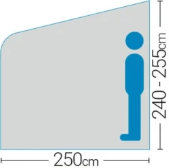 Westfield Vega 330 Performance Air Porch Awning (240 - 255cm) -Vango Camping Shop vega 6 midsize