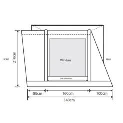 Outdoor Revolution Voyager Air Drive Away Awning (180-240cm) -Vango Camping Shop voyager1